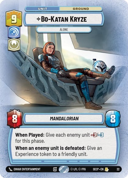 Bo-Katan Kryze - Alone (Foil), Secrets of Power: Weekly Play Promos #660682