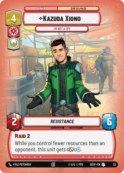 Kazuda Xiono - I'm Not A Spy (Foil), Secrets of Power: Weekly Play Promos #660693