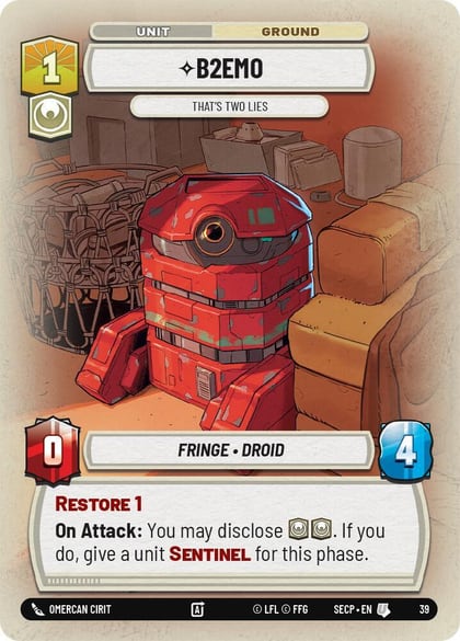 B2EMO - That's Two Lies (Foil), Secrets of Power: Weekly Play Promos #660699