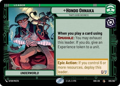Hondo Ohnaka - That's Good Business, Shadows of the Galaxy 005/262