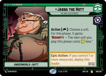 Jabba the Hutt - His High Exaltedness, Shadows of the Galaxy 006/262