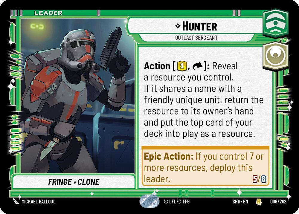 Hunter - Outcast Sergeant, Shadows of the Galaxy 009/262
