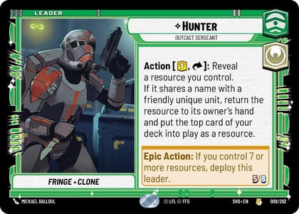 Hunter - Outcast Sergeant, Shadows of the Galaxy 009/262