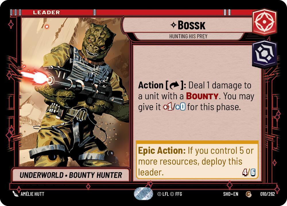 Bossk - Hunting His Prey, Shadows of the Galaxy 010/262