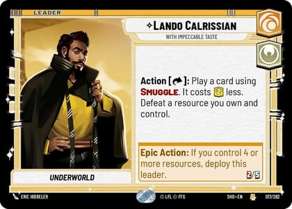 Lando Calrissian - With Impeccable Taste, Shadows of the Galaxy 017/262