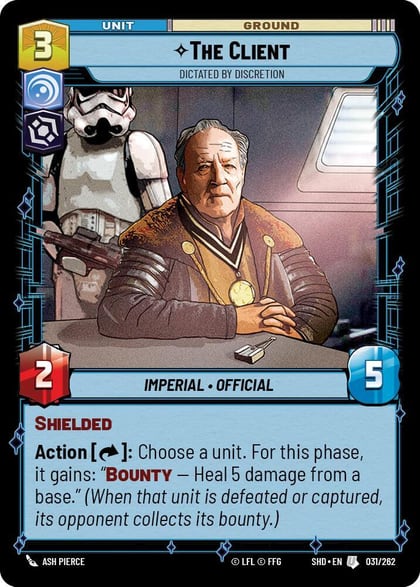The Client - Dictated by Discretion, Shadows of the Galaxy 031/262