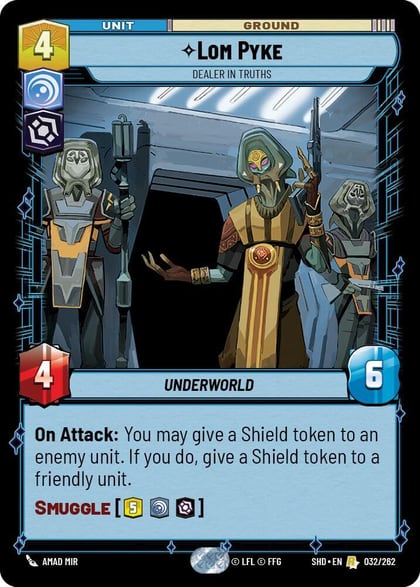 Lom Pyke - Dealer in Truths, Shadows of the Galaxy 032/262