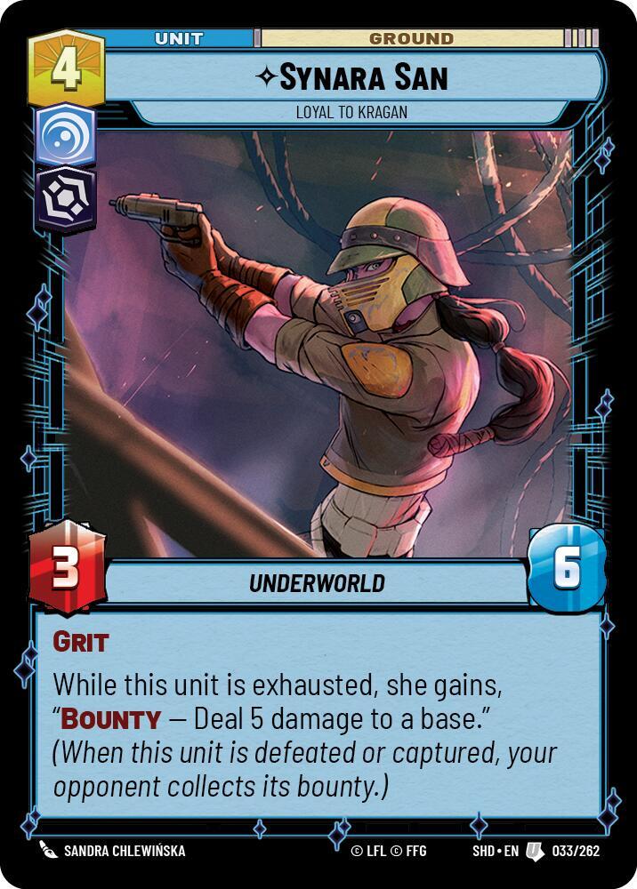 Synara San - Loyal to Kragan, Shadows of the Galaxy 033/262