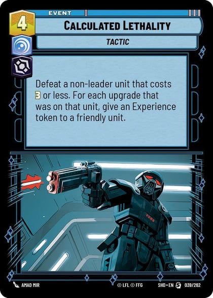 Calculated Lethality, Shadows of the Galaxy 039/262