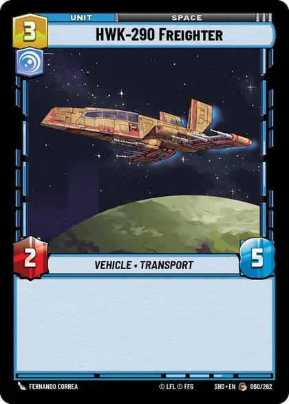 HWK-290 Freighter, Shadows of the Galaxy 060/262