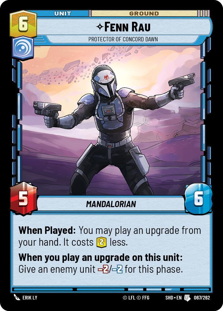 Fenn Rau - Protector of Concord Dawn, Shadows of the Galaxy 067/262