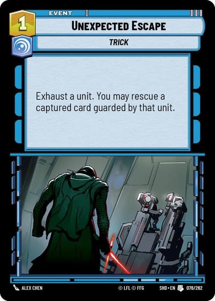 Unexpected Escape, Shadows of the Galaxy 076/262