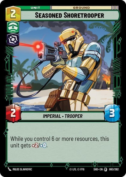 Seasoned Shoretrooper, Shadows of the Galaxy 083/262