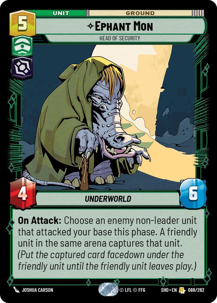 Ephant Mon - Head of Security, Shadows of the Galaxy 088/262