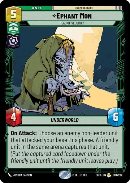 Ephant Mon - Head of Security, Shadows of the Galaxy 088/262