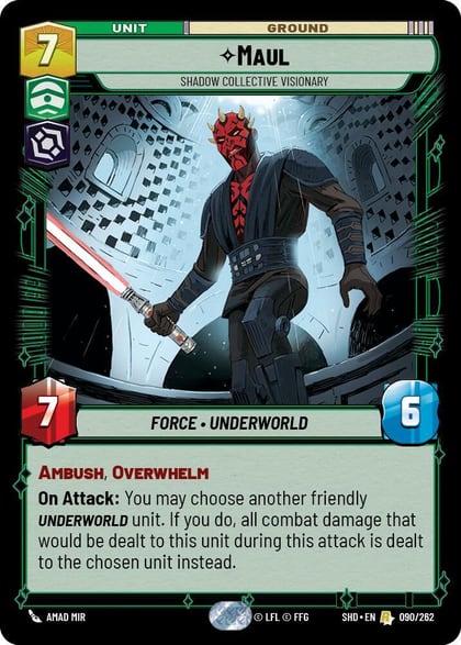 Maul - Shadow Collective Visionary, Shadows of the Galaxy 090/262