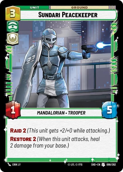 Sundari Peacekeeper, Shadows of the Galaxy 098/262