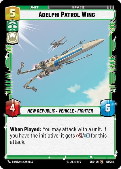 Adelphi Patrol Wing, Shadows of the Galaxy 101/262