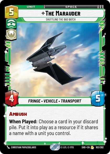 The Marauder - Shuttling the Bad Batch, Shadows of the Galaxy 102/262