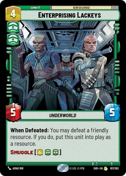Enterprising Lackeys, Shadows of the Galaxy 107/262