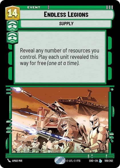 Endless Legions, Shadows of the Galaxy 109/262