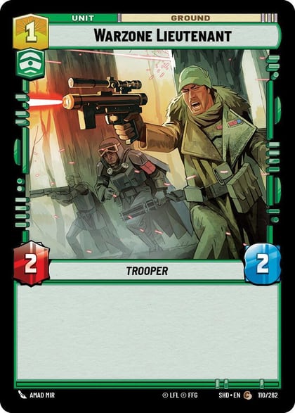 Warzone Lieutenant, Shadows of the Galaxy 110/262