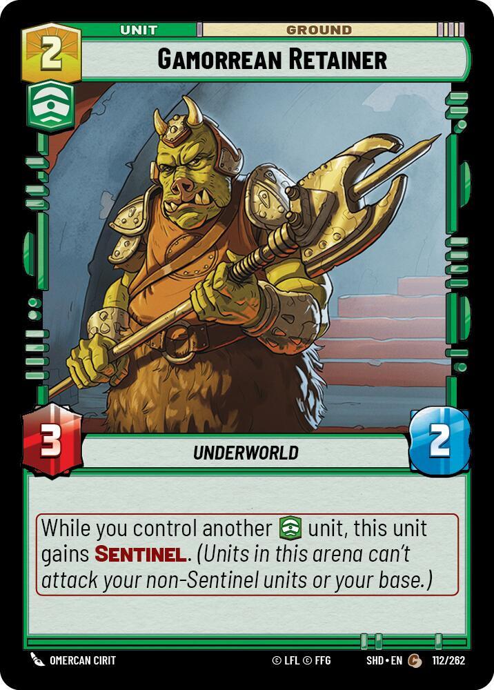 Gamorrean Retainer, Shadows of the Galaxy 112/262