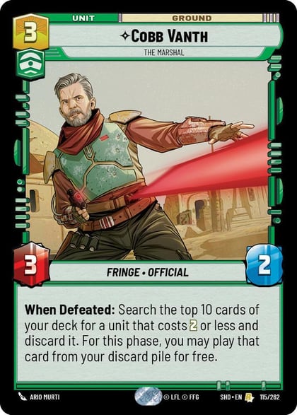 Cobb Vanth - The Marshal, Shadows of the Galaxy 115/262