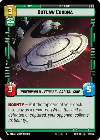 Outlaw Corona, Shadows of the Galaxy 116/262