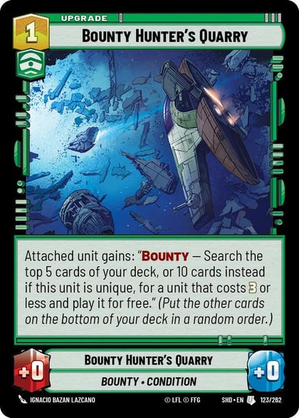 Bounty Hunter's Quarry, Shadows of the Galaxy 123/262