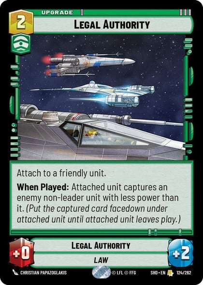 Legal Authority, Shadows of the Galaxy 124/262