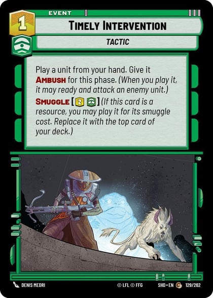 Timely Intervention, Shadows of the Galaxy 129/262