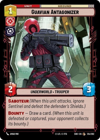 Guavian Antagonizer, Shadows of the Galaxy 134/262