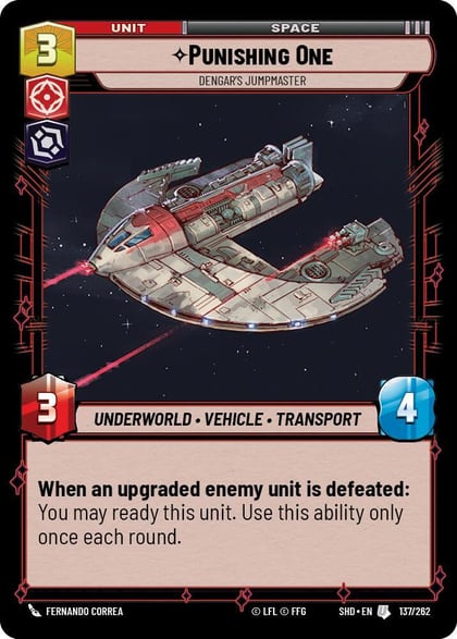 Punishing One - Dengar's Jumpmaster, Shadows of the Galaxy 137/262