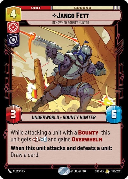Jango Fett - Renowned Bounty Hunter, Shadows of the Galaxy 138/262