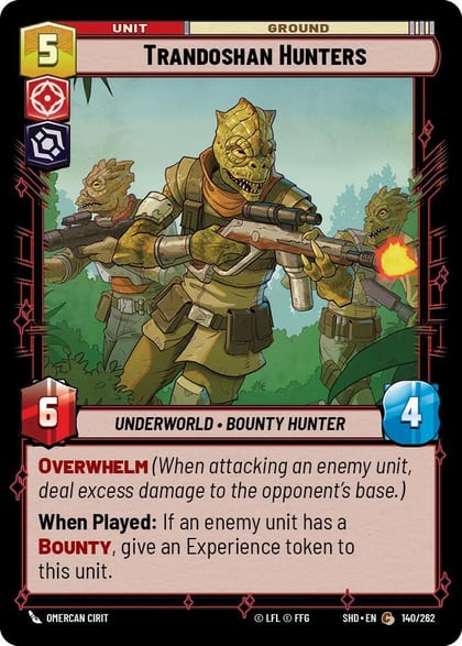 Trandoshan Hunters, Shadows of the Galaxy 140/262