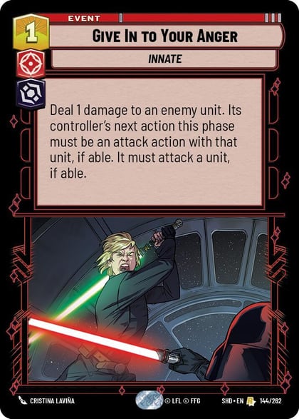 Give In to Your Anger, Shadows of the Galaxy 144/262