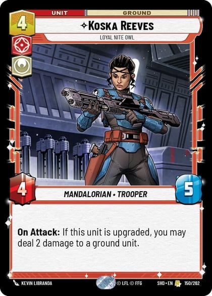 Koska Reeves - Loyal Nite Owl, Shadows of the Galaxy 150/262