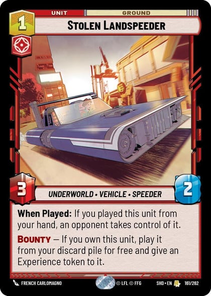 Stolen Landspeeder, Shadows of the Galaxy 161/262