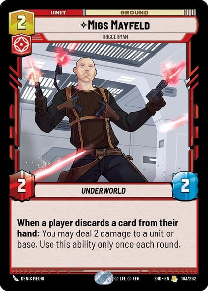 Migs Mayfeld - Triggerman, Shadows of the Galaxy 163/262