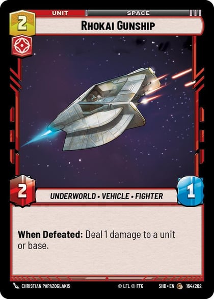 Rhokai Gunship, Shadows of the Galaxy 164/262
