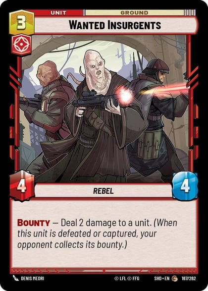 Wanted Insurgents, Shadows of the Galaxy 167/262