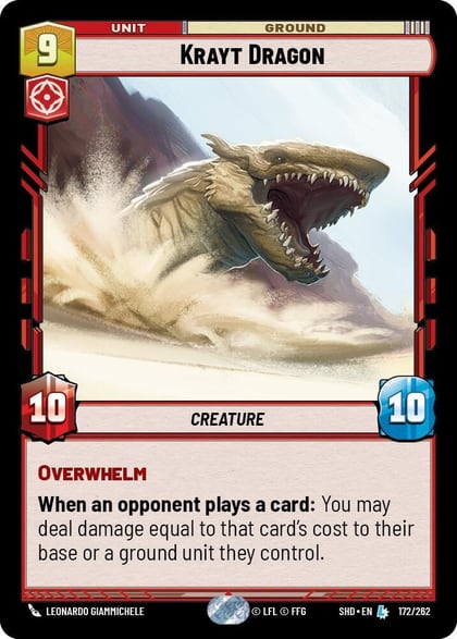 Krayt Dragon, Shadows of the Galaxy 172/262
