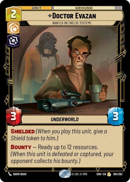 Doctor Evazan - Wanted on Twelve Systems, Shadows of the Galaxy 185/262