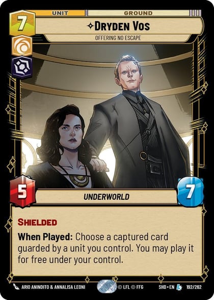 Dryden Vos - Offering No Escape, Shadows of the Galaxy 192/262
