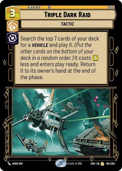 Triple Dark Raid, Shadows of the Galaxy 194/262