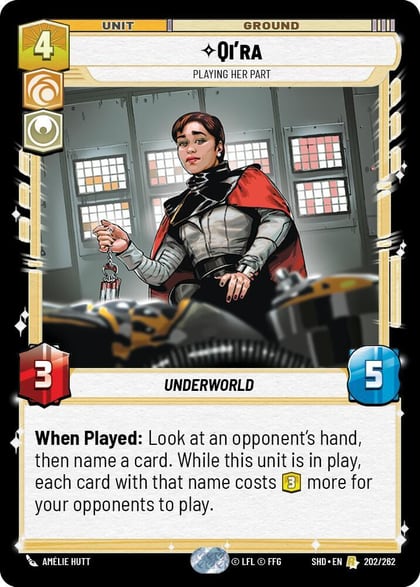 Qi'ra - Playing Her Part, Shadows of the Galaxy 202/262
