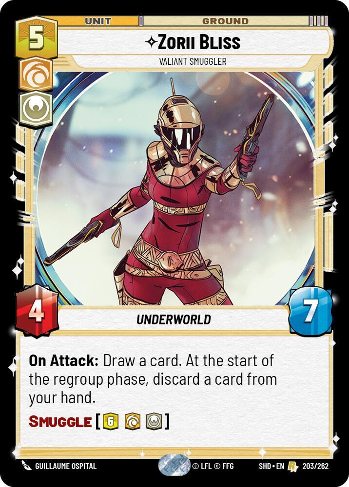 Zorii Bliss - Valiant Smuggler, Shadows of the Galaxy 203/262