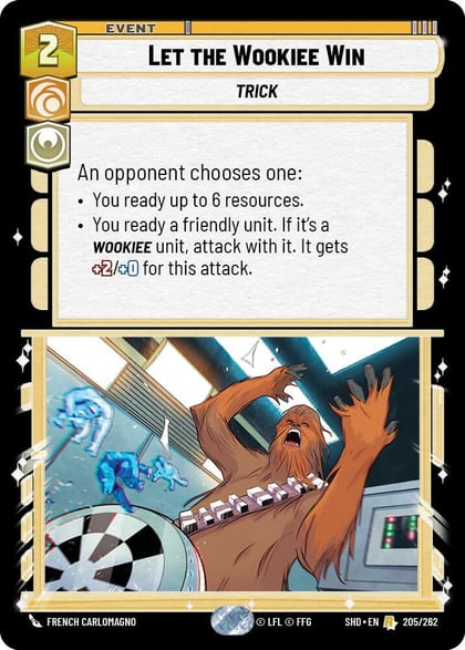 Let the Wookiee Win, Shadows of the Galaxy 205/262