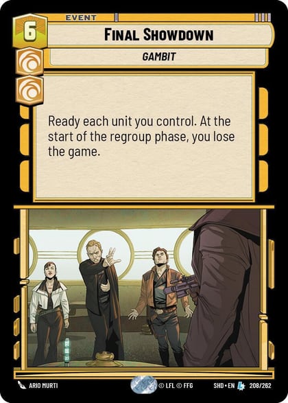 Final Showdown, Shadows of the Galaxy 208/262